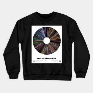 minimal_Truman Show Warp Barcode Movie Crewneck Sweatshirt